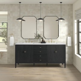Myrrin 72" Double (Vanity Only Pricing) in Carbon Oak